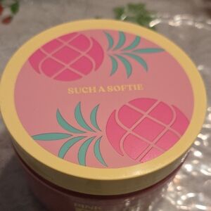Nwt Pink Pineapple Such a Softie Pink Scrub